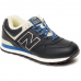 New Balance 574 Leather Blue с мехом