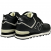 New Balance 574 Mid Black White Leather с мехом