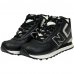 New Balance 574 Mid Black White Leather с мехом