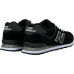 New Balance 574 Black White Big Size с мехом