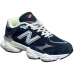 New Balance 9060 Navy White с мехом