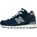 New Balance 574 High Blue (Reflective) с мехом