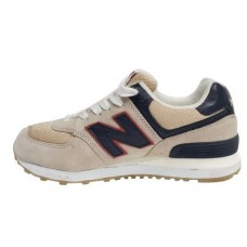 Кроссовки New Balance 574 Classic бежевые с черным