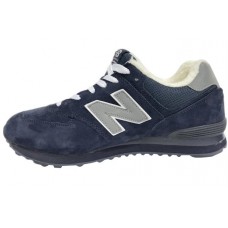 Кроссовки New Balance 574 Classic мужские замшевые синие