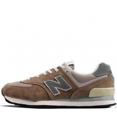 Кроссовки New Balance 574 темно-бежевый с серым 