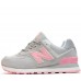 Кроссовки New Balance женские 574 серо-розовые