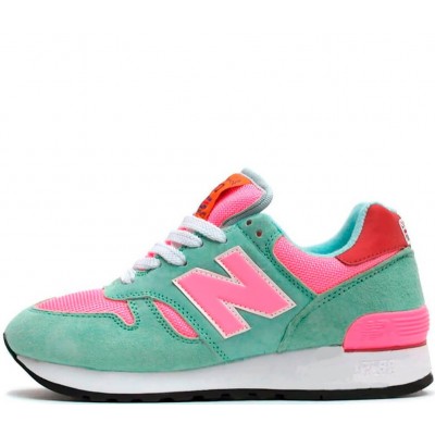 Кроссовки New Balance женские 670 мятные с розовым