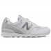 New Balance 996 кожаные белые с серым