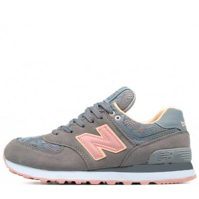 Кроссовки New Balance женские 574 серо-голубые