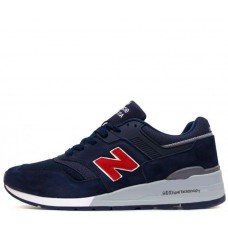 Кроссовки New Balance 997 Giants синие с красным