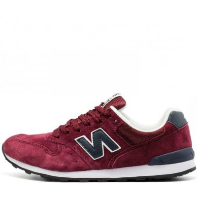 Кроссовки New Balance 996 без сетки Burgundy