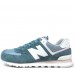 Кроссовки New Balance мужские 574  Azure белые