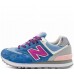 Кроссовки New Balance женские 574 сине-голубые