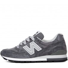 Кроссовки New Balance 996 темно-серые с белым 