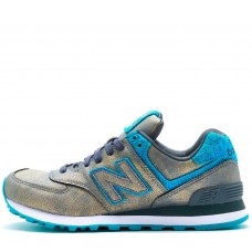 Кроссовки мужские New Balance 574 Grey (Blue)