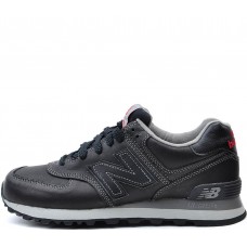 Кроссовки New Balance 574 мужские кожаные черные