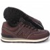 Кроссовки New Balance 574 мужские кожаные коричневые