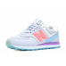 New Balance кроссовки 574 Dim Blue (Coral/Purple)