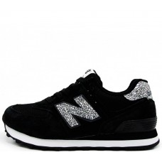 Кроссовки женские New Balance 574 Shattered Pearl черные