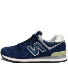 Мужские кроссовки New Balance 574 без сетки Blue