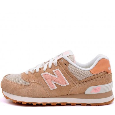 Кроссовки New Balance женские 574 персиковые