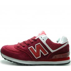 Кроссовки женские New Balance 574 Dark Red