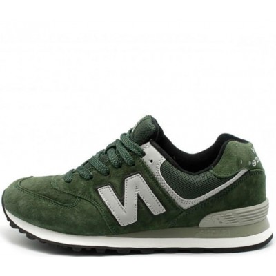 Кроссовки New Balance женские 574 без сетки Green