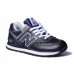 New Balance 574 Leather Dark Blue