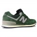 Кроссовки New Balance женские 574 без сетки Green