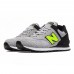 Кроссовки New Balance мужские 574  серо-салатовые