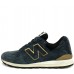 Кроссовки New Balance 996 без сетки Dark Blue (Gold)