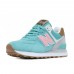 Кроссовки New Balance женские 574 бирюзовые 