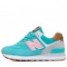 Кроссовки New Balance женские 574 бирюзовые 