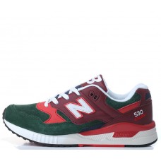 Кроссовки New Balance 530 зеленые с красным 