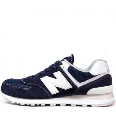 Кроссовки мужские New Balance 574 Dark Blue (White)