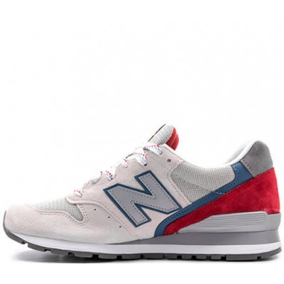 Кроссовки New Balance 996 серые с красным 