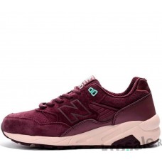 Женские кроссовки New Balance 580 бордовые