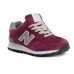 Кроссовки 574 New Balance бордовый с серым