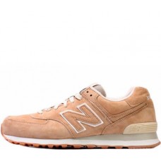 Кроссовки New Balance женские 574 темно-персиковые