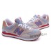 Кроссовки New Balance женские 574 бежевые с красным 