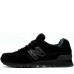 Кроссовки женские New Balance 574 Classic замшевые черные