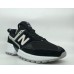 New Balance кроссовки 574 черные с бежевым