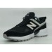 New Balance кроссовки 574 черные с бежевым