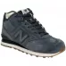 Кроссовки New Balance 574 Mid Deep Blue замшевые с мехом