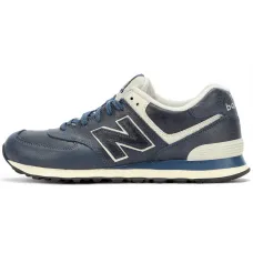 Кроссовки New Balance 574 Leather Blue White
