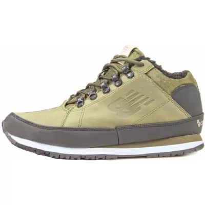 Кроссовки New Balance 754 зимние кожаные зеленые