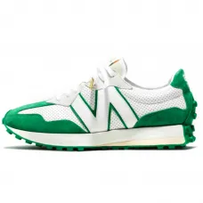 Кроссовки New Balance WS 327 Green белые с зеленым