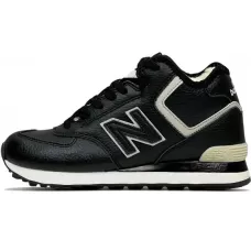 New Balance 574 Mid Leather черные зима
