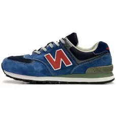 Кроссовки New Balance 574 Blue Black Red