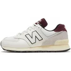 Кроссовки New Balance 574 White Burgundy